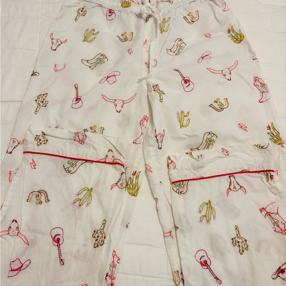 Anthropologie x Printfresh Western Pajama Set - Picture 9 of 11